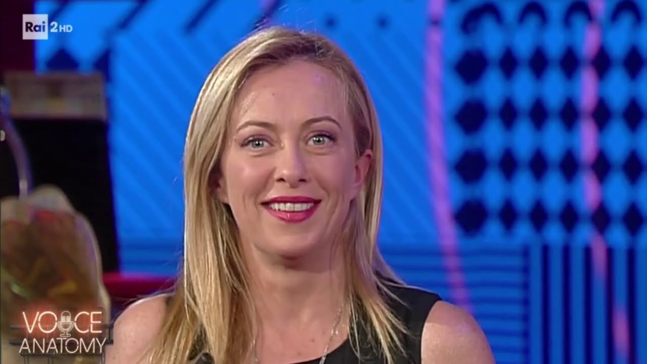 Giorgia Meloni interviene a Voice Anatomy da Pino Insegno. Da non perdere!