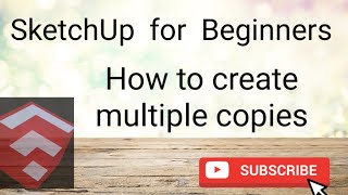 sketchUp Tutorial - 2 How to use Circle, Arc & Push-pull l How to create multiple copies in SketchUp Profile