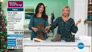 Aetrex Joleen Weatherproof Leather LaceUp Boot