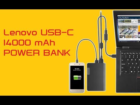 Lenovo USB-C Laptop POWER BANK With 14000mAh Battery; Priced at 3
