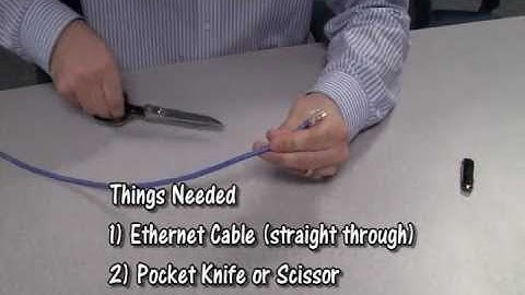 How to make a Loop Back Plug. loopback123