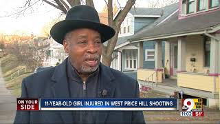 Girl, 11, wounded in shootout on her West Price Hill street