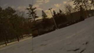 Extreme Sledding, Pulled by Car (Part 1)
