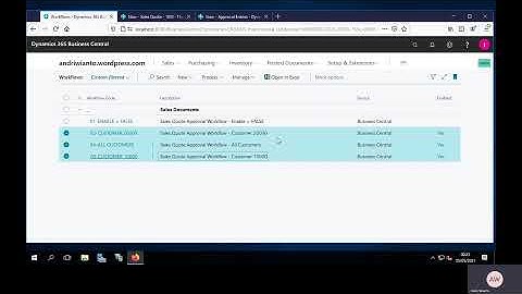 The Workflow Logic in D365 Business Central