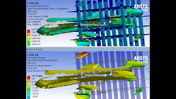 Plane Impacting and Crashing into Building with Real Size and Speed, v2 - ANSYS WB Explicit Dynamics