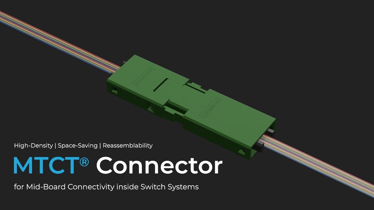 Mid-Board Connectivity with Hakusan's VSFF : MTCT® Connector - YouTube