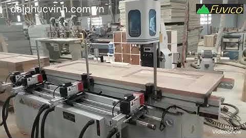 Máy đục lỗ ổ khoá và phay rãnh bản lề CNC