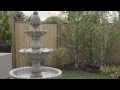 How to Assemble a Tiered Water Feature