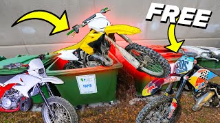 Found 5 FREE Dirt Bikes in Dumpsters & Bunkers (They ALL Worked!)