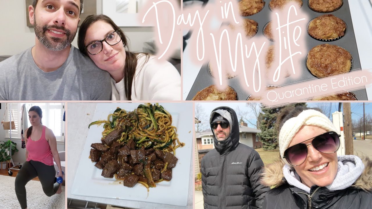 A DAY IN MY LIFE -- Staying sane at home! | Sarah Brithinee