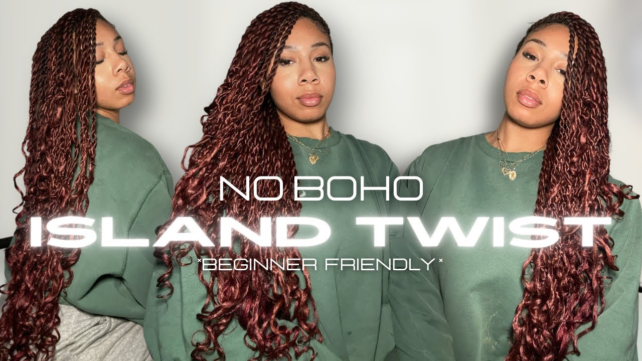 *NO BOHO* ISLAND TWIST BEGINNER FRIENDLY TUTORIAL - YouTube