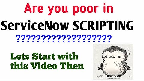 Servicenow Scripting Learning || #skfacts #servicenow #scripting
