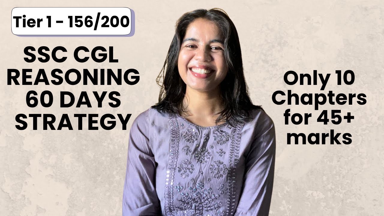 60 Days REASONING STRATEGY for SSC CGL 2025 💯🔥| FREE Resorces and ...