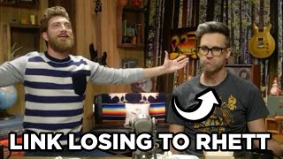 link losing to rhett for 9 minutes straight