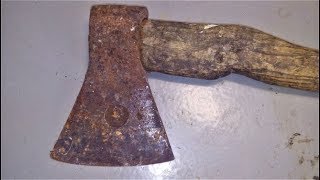 Rusty Antique Axe - Restoration