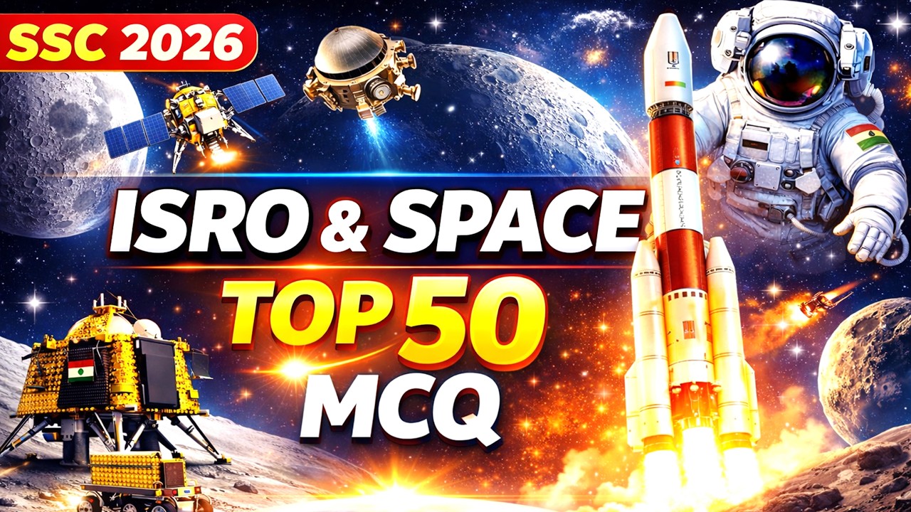 ISRO & Space Mission 2025-26 🚀 | Top Trending Questions | SSC MTS CGL CHSL GD NTPC Steno 2026