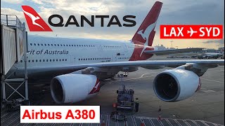 15+ HOURS in ECONOMY! Qantas A380 Flight Experience: Los Angeles to Sydney (QF12)