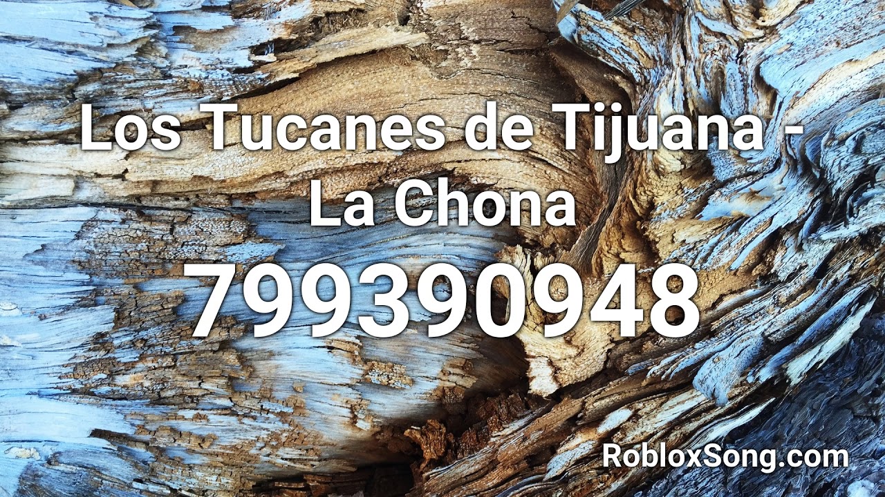 Los Tucanes De Tijuana La Chona Roblox Id Music Code Youtube