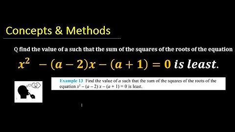 find the value of a such that the sum of the squares of the roots of the equation x^2 -(a-2)x-(a+1).