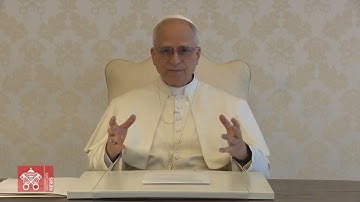 Pope Leo XIV sends a videomessage to young people gathered at Rate Field, Chicago