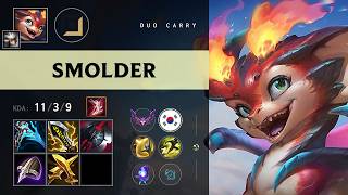 Smolder ADC vs Ezreal - KR Master Patch 26.15