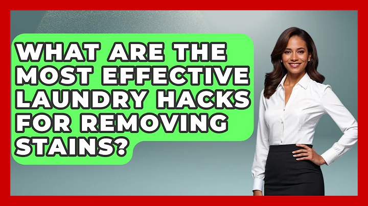 What Are the Most Effective Laundry Hacks for Removing Stains? | How To Adult Guide News