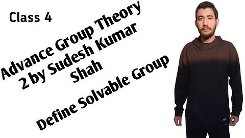 Define Solvable Group by Sudesh Kumar Shah/#mathematics