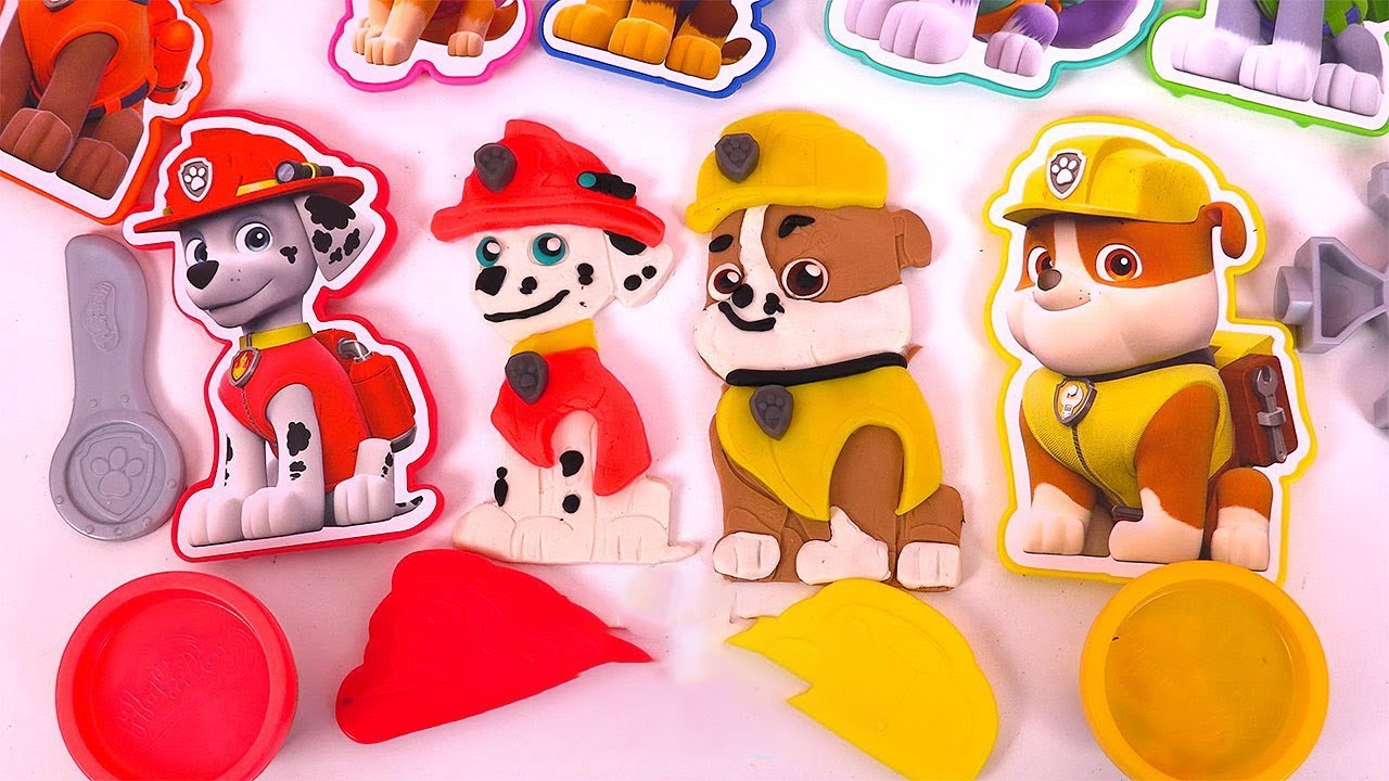 Pat' Patrouille Play Doh Pâte à modeler Paw Patrol Playset Patrulla de  Cachorros 