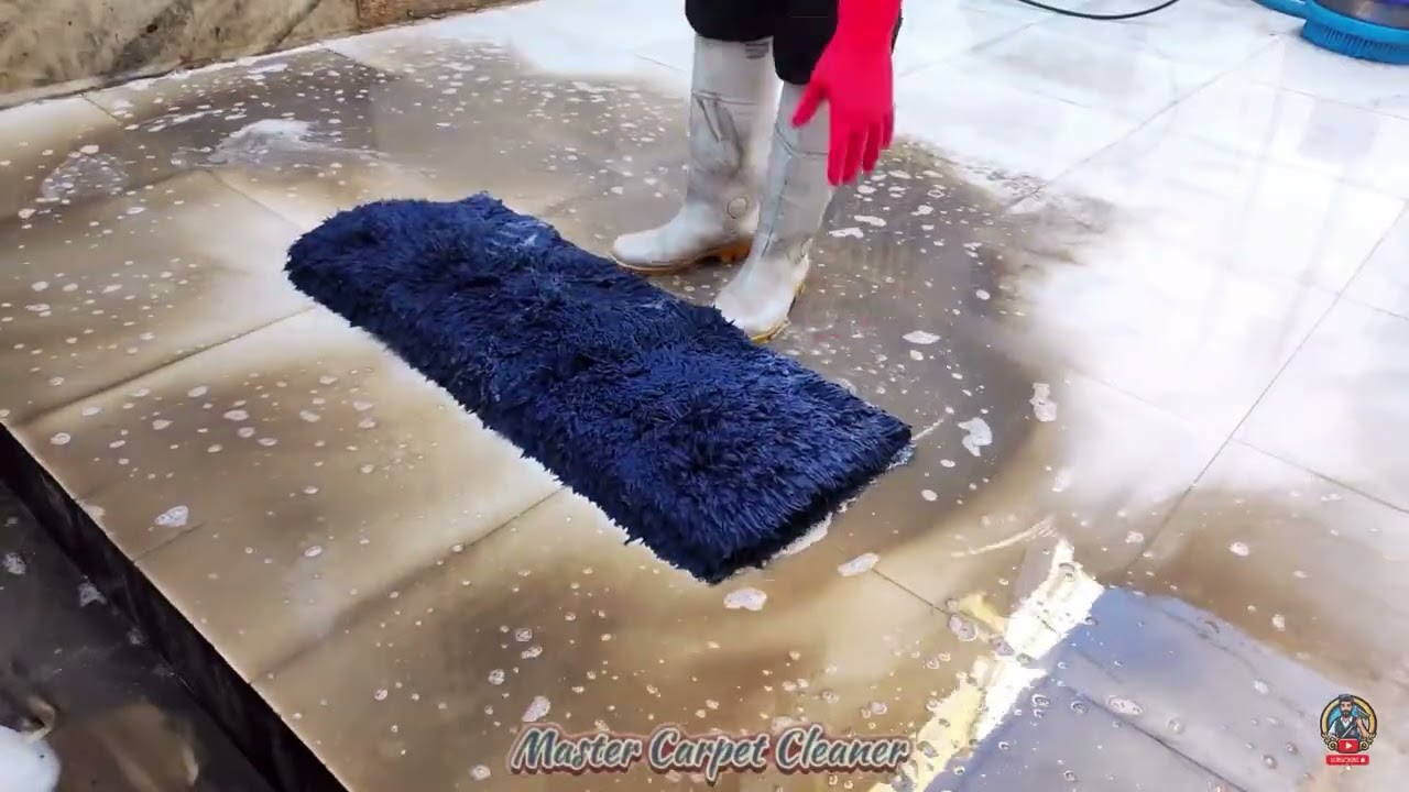 沉浸式解压洗地毯#沉浸式清洗#解压洗地毯#强迫症#深度清洁#清洗地毯