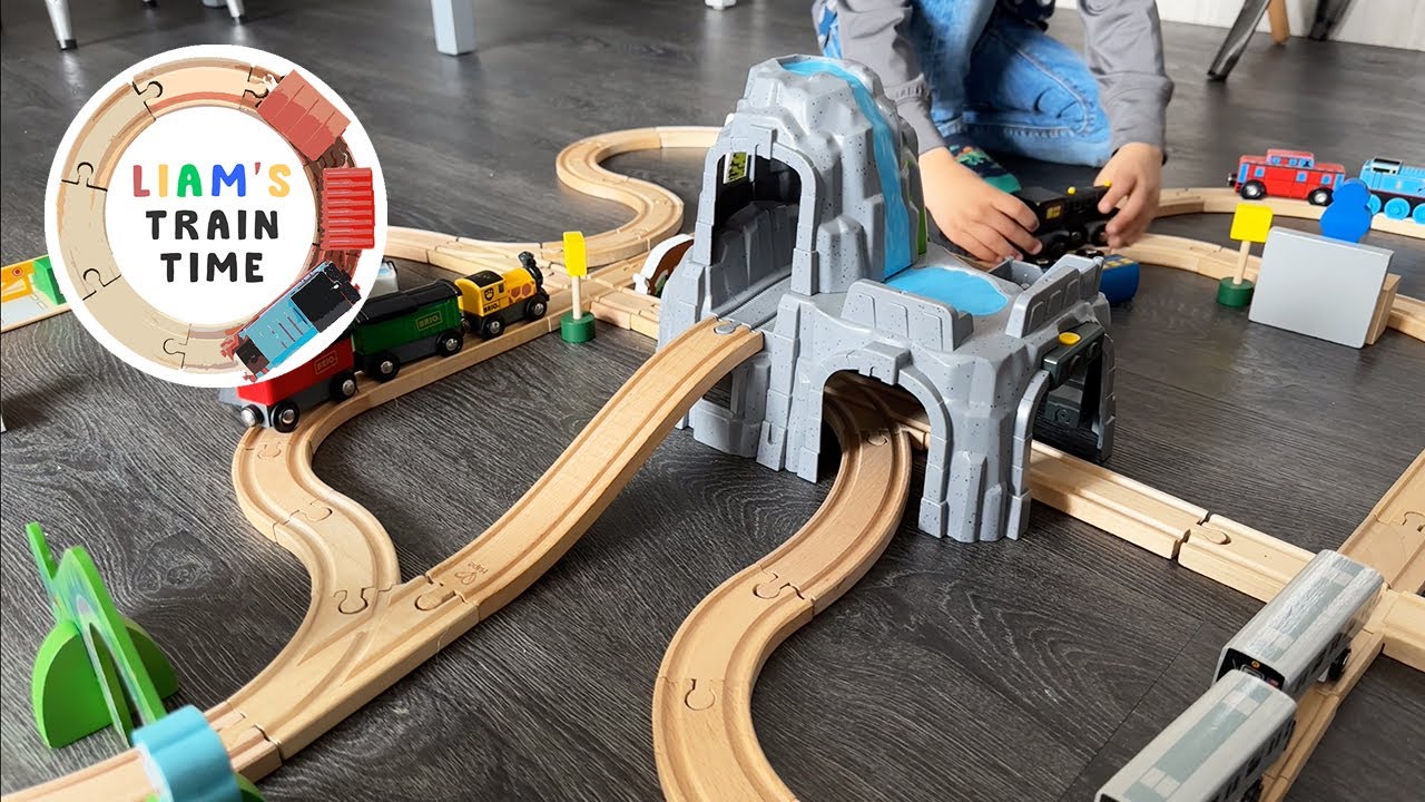 Ultimate Brio Track Experience: Caves and Wooden Railways - YouTube