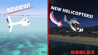 *NEW* Helicopters Review! | ROBLOX Vehicle Legends