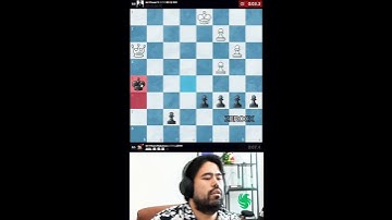 Hikaru wins but gets frustrated 😤♟️#shorts #chess #hikarunakamura #chessedit