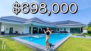 25,000,000 THB ($698,000) Premium Luxury Pool Villa in Hua Hin, Thailand