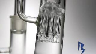 Bake Bros MAVERICK 18MM ASHCATCHER TEST TUBE 29MM18MM 6 ARM DOWNSTEM ANGLE JOINT 12-877