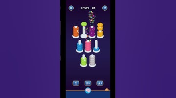 Lv 28 Nut Sort Puzzle - Color Sort/ 螺帽顏色排序/ ナットカラーソート (Guru Game)