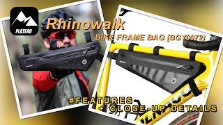 👀 Inside the Rhinowalk Frame Bag (BGY0071 / BGY0072) | Waterproof, Dual Compartments & More!
