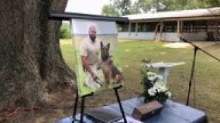 Alabama prison search K-9 honored at memorial