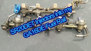 B13 Sentra 1.6T Fuel Managment part 3 - Bigger Injectors Install