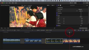 FCP X: Balance Color and Match Color Tools