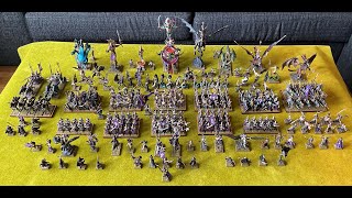 Warhammer Fantasy Dark Elves Army Showcase