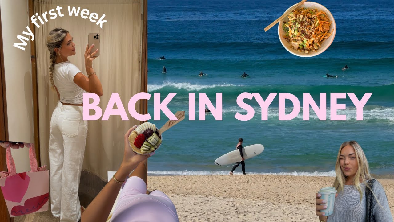 ZURÜCK IN SYD: neuer Job, fav food spots, shopping haul & mehr|| Sabrina 