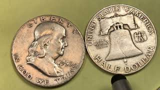 $30,000 US 1959 Franklin Half Dollars