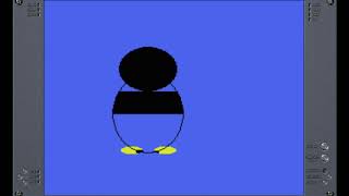 MSX type in program -- penguin pic