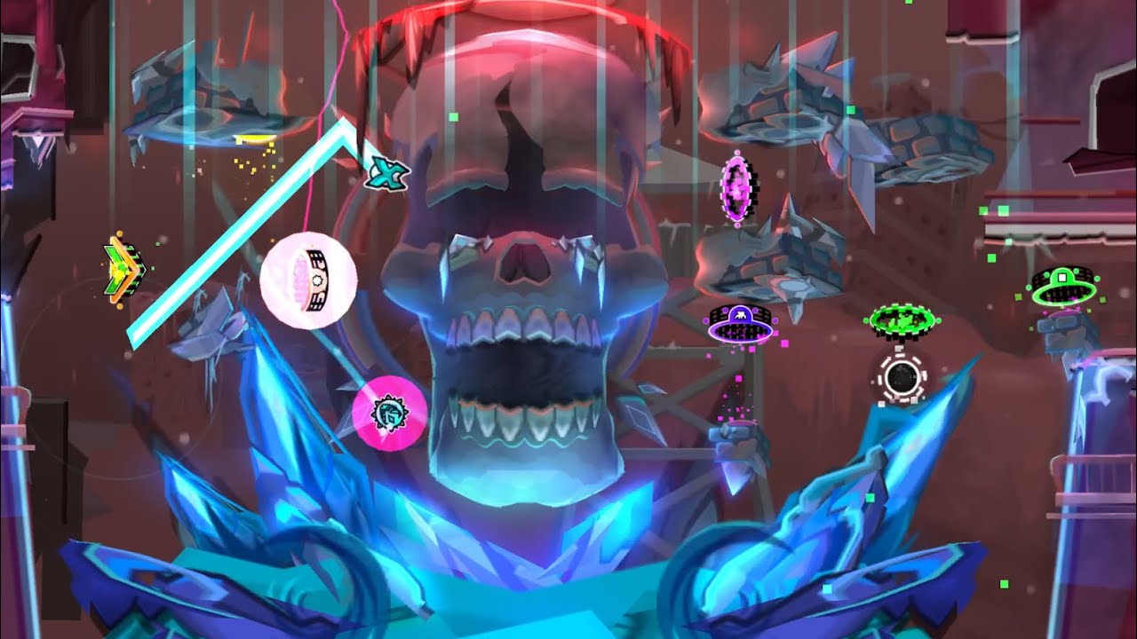 Waterfall geometry dash