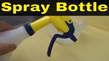 How To Fix A Clogged Spray Bottle-Easiest Method