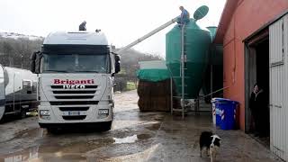 Alessandro Pelucchini Consegna Il Mangime Alle Ppopolazioni Terremotate