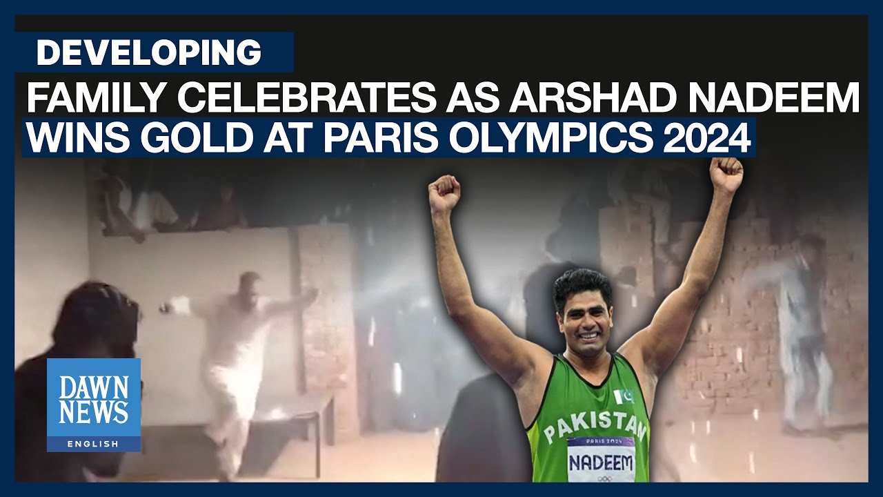 Nadem R Family Celebrates As Arshad Nadeem Wins Gold At Paris Olympics 2024 ...