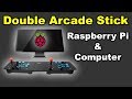 ✅ Double Arcade Stick Controller Acrylic for Raspberry Pi Android PC DIY ✅ Double Arcade Stick Controller Acrylic for Raspberry Pi Android PC DIY