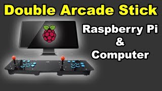 ✅  Double Arcade Stick Controller Acrylic for Raspberry Pi Android PC DIY