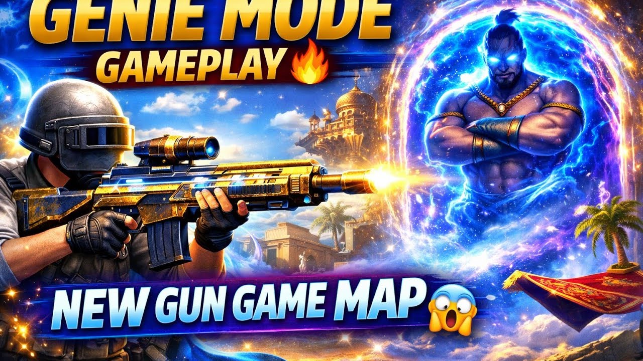 Bgmi gun game wow mode and maps enjoy the genie mode full rush gameplay 